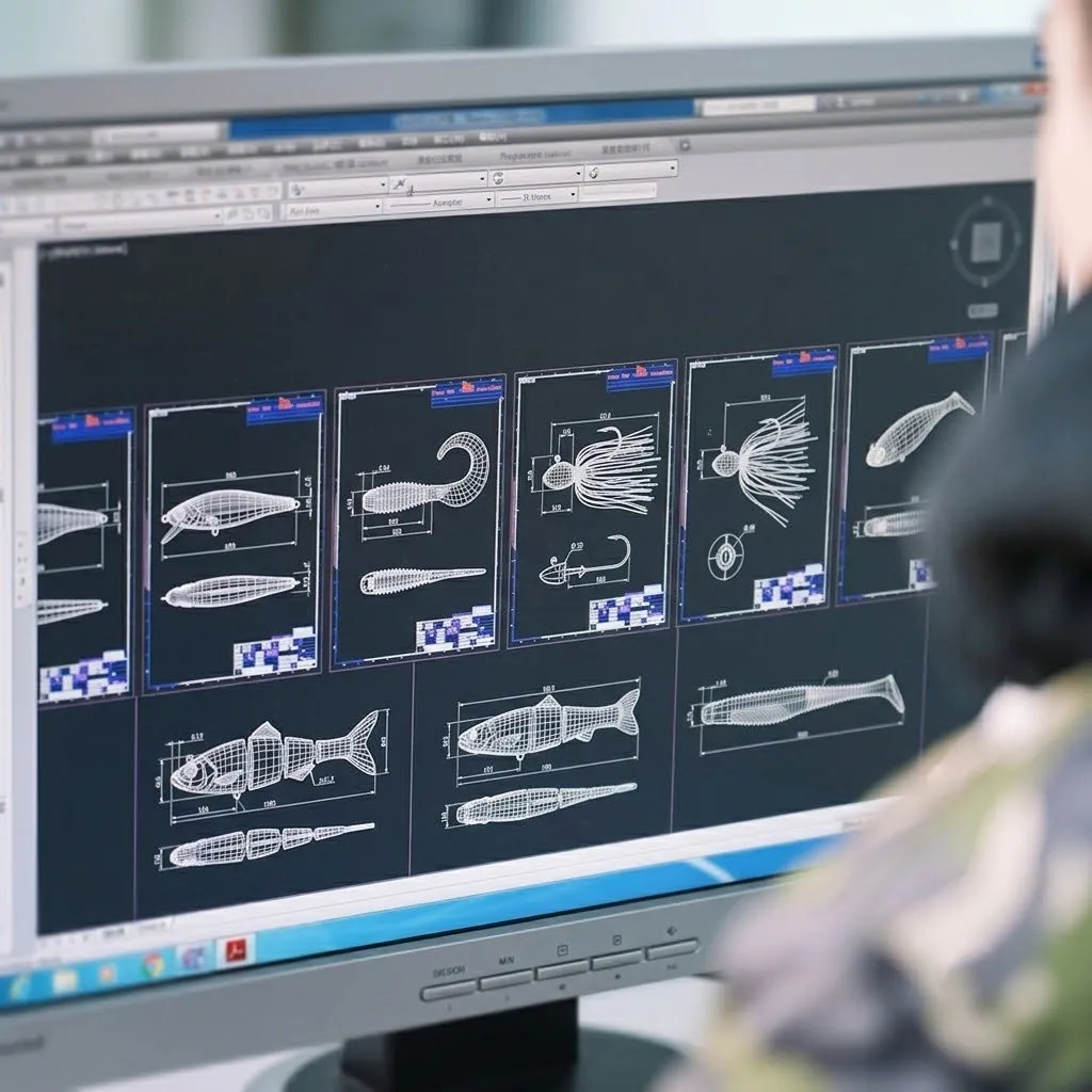 3D lure modeling